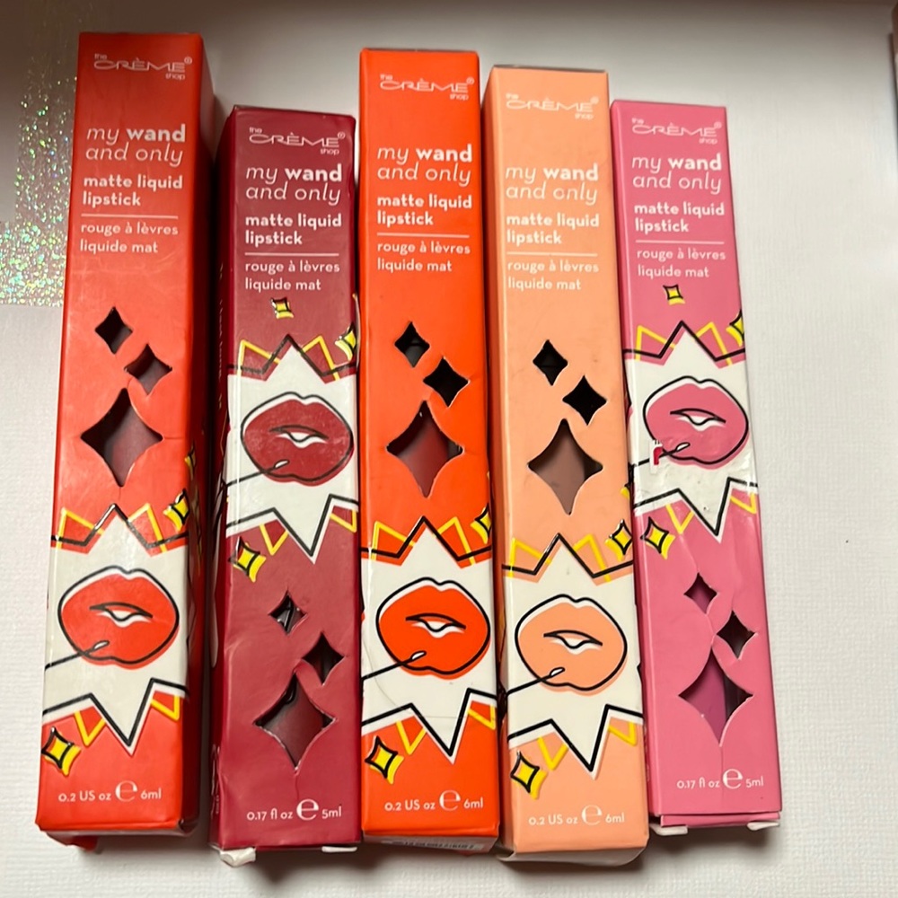 The Creme Shop, My Wand And Only, liquid matte lipstick.